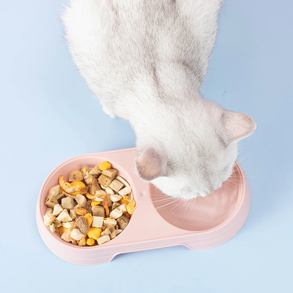 plastic pet dog cat puppy double bowl feeder water dish bowls food drinking tray holder pp candy color pet supplies accessories plastic pet dog cat puppy double bowl feeder water dish bowls food drinking tray holder pp candy color pet supplies accessories