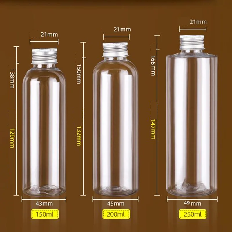 clear plastic makeup containers pet eco friendly refillable packaging portable round shoulder bottles transparent for beauty clear plastic makeup containers pet eco friendly refillable packaging portable round shoulder bottles transparent for beauty